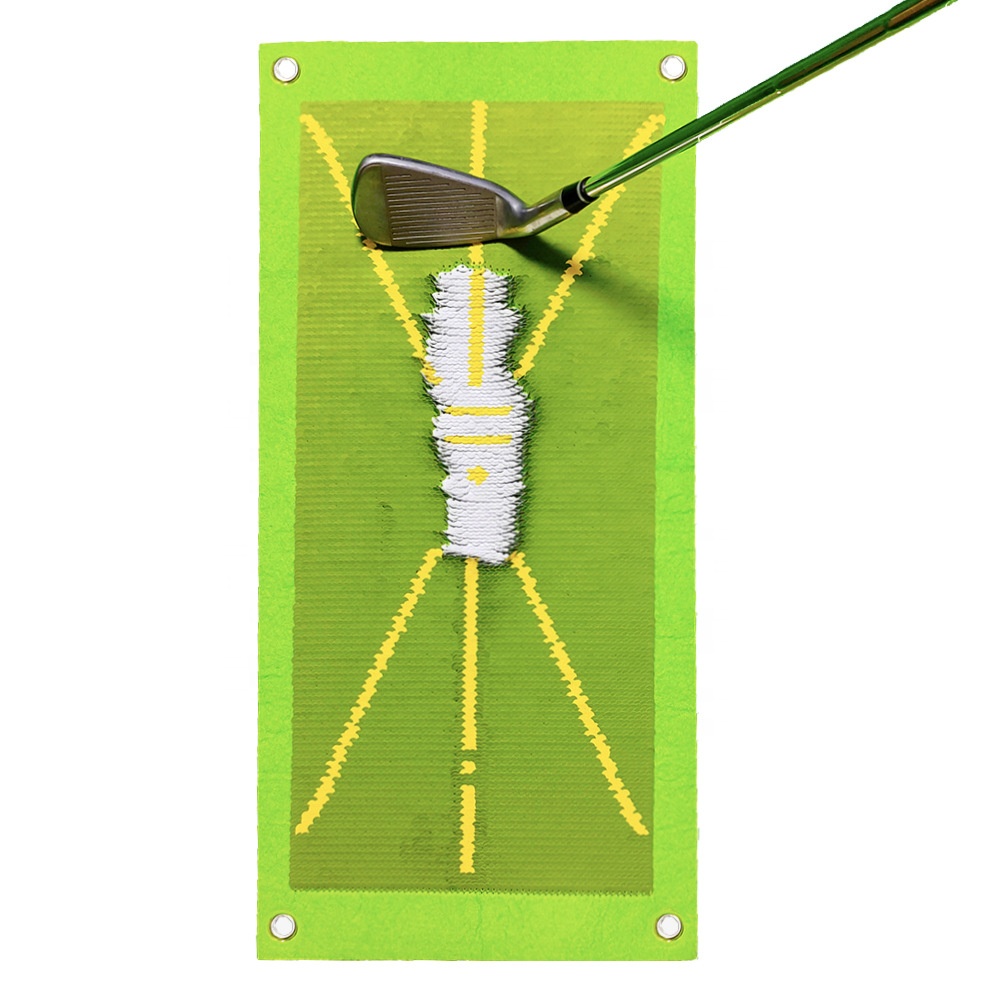 Golf Training Mat/golf Swing Detection Batting Impact Mats Path Feedback Practice Mats/advanced Indoor Outdoor Golf Hitting Mats 